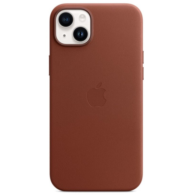 iphone 14 plus leather case with magsafe#color_umber