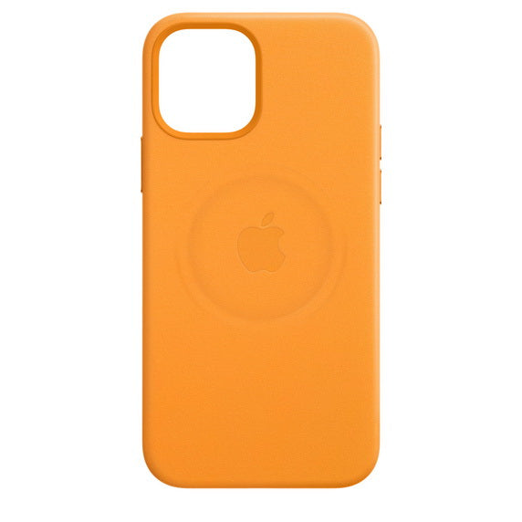 iphone 12 mini leather case with magsafe#color_california-poppy