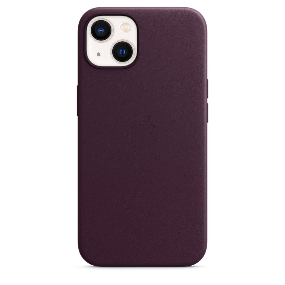 iphone 13 leather case with magsafe#color_dark-cherry