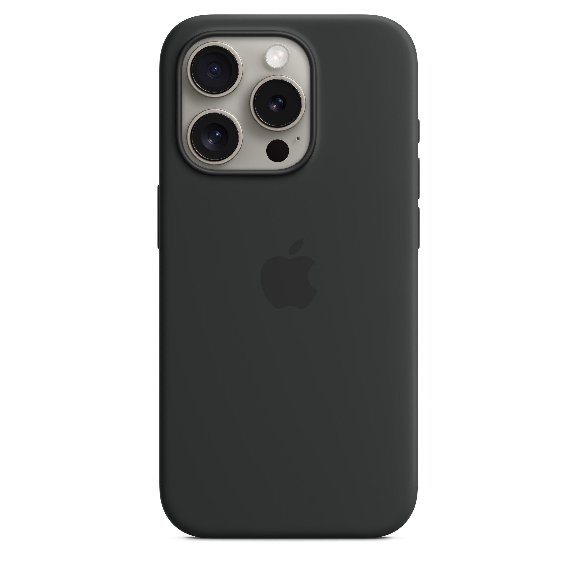 iphone 15 pro black silicone case